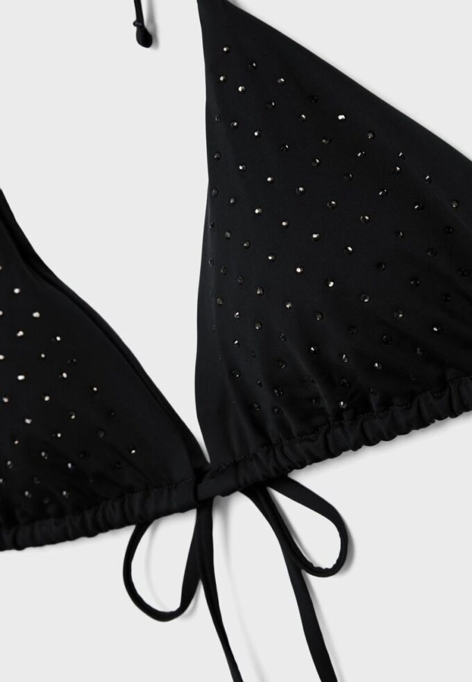 Hauts de bikini triangle scintillants Hauts de bikini triangle scintillants