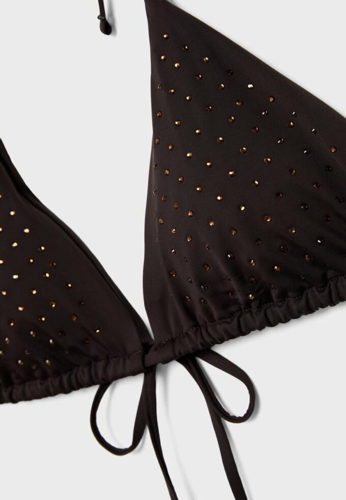 Hauts de bikini triangle scintillants Hauts de bikini triangle scintillants