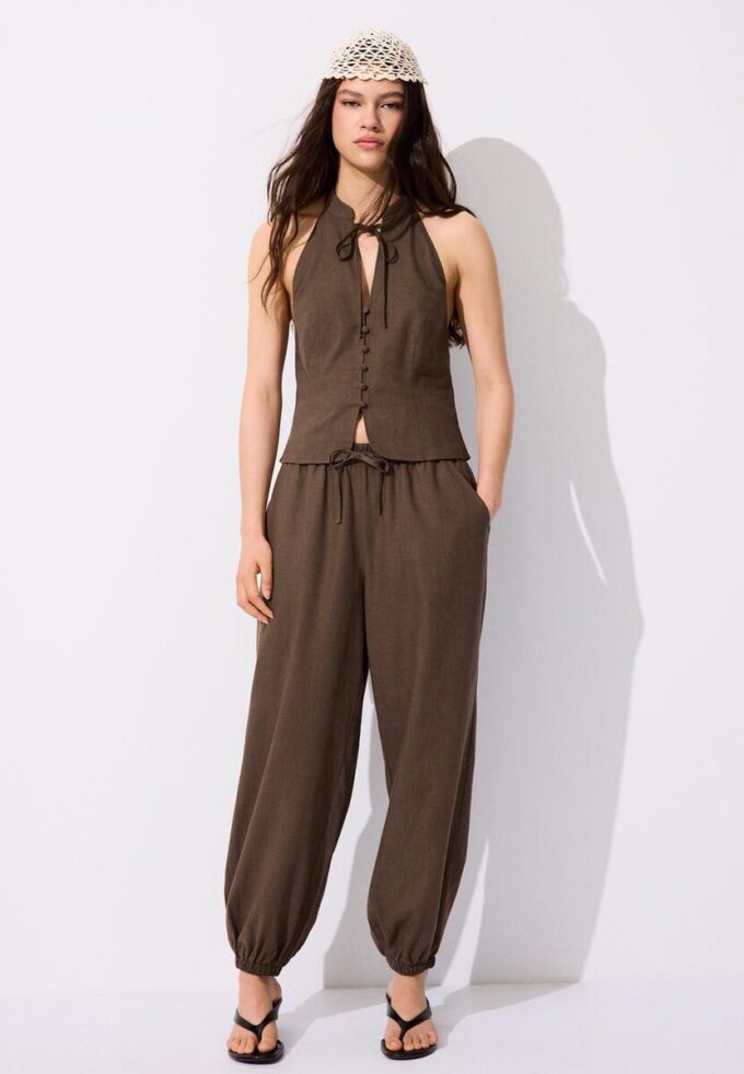 Hauts dos nu à boutons style qipao