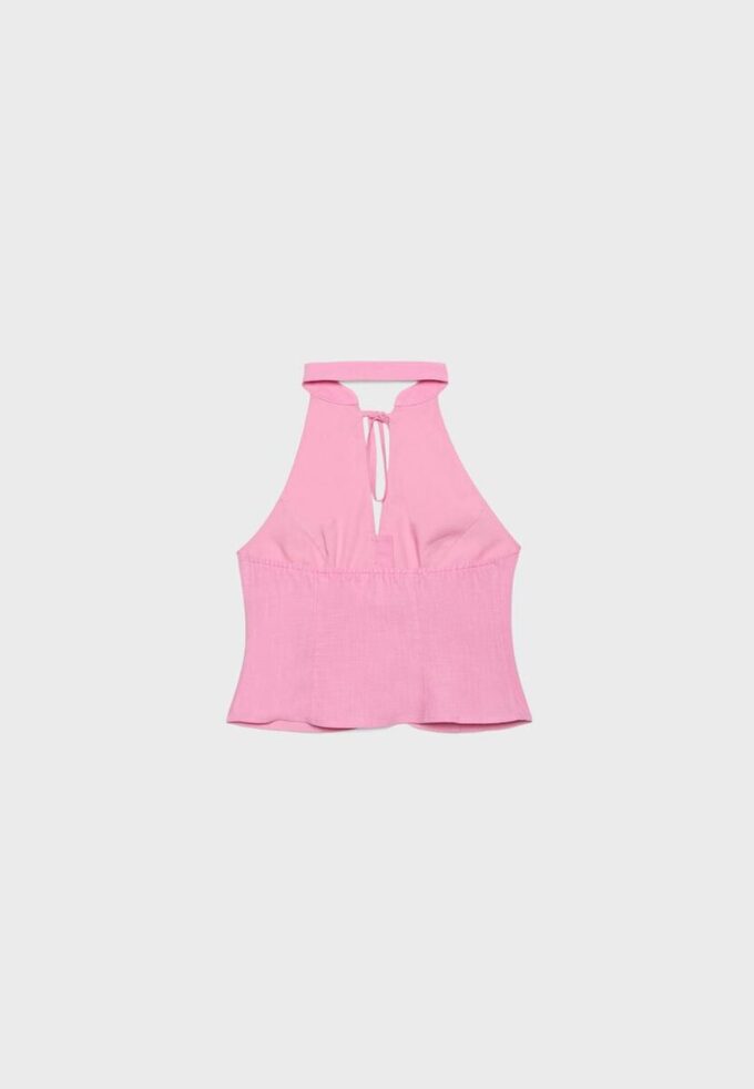 Hauts dos nu à boutons style qipao