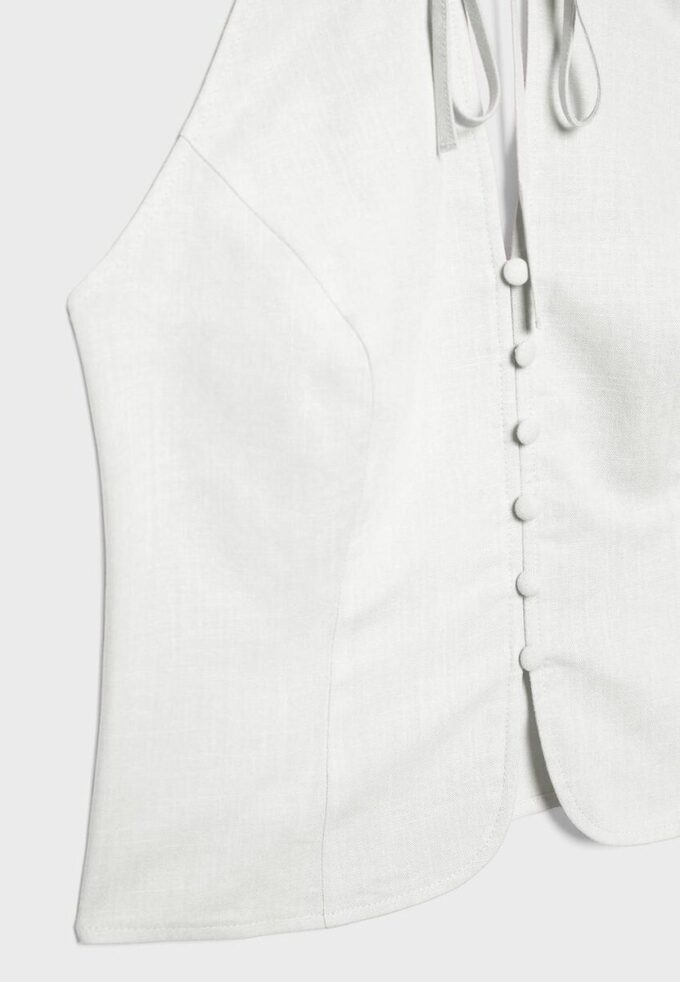 Hauts dos nu à boutons style qipao