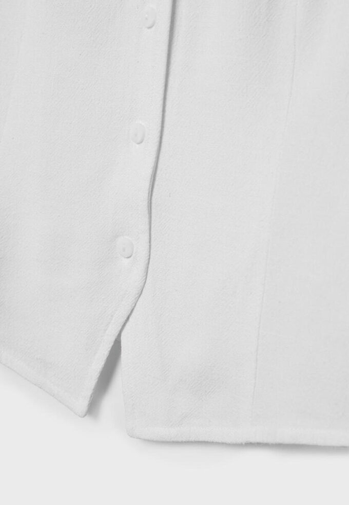 Hauts sans manches boutonnés