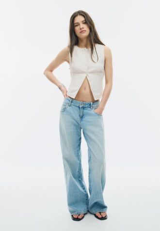 Hauts texturés à boutons Hauts texturés à boutons