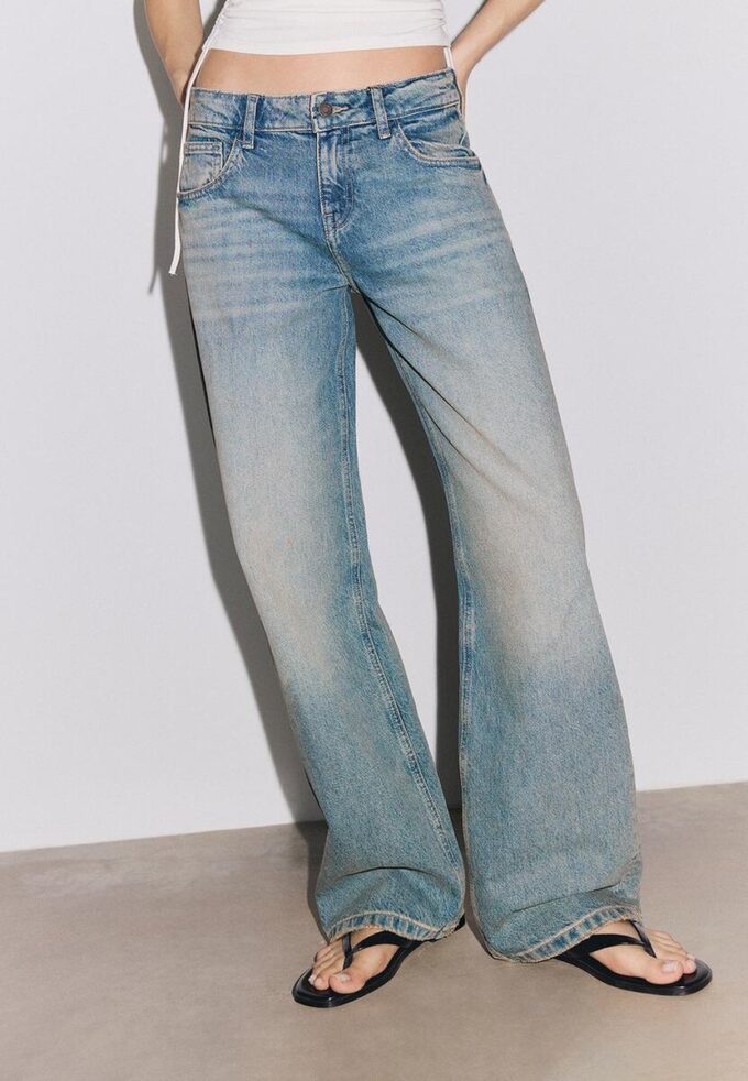 Jean baggy taille moyenne