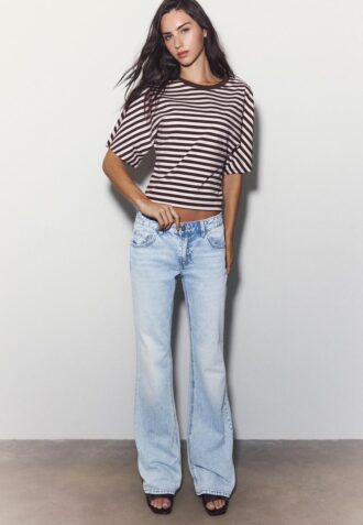 Jean bootcut taille basse