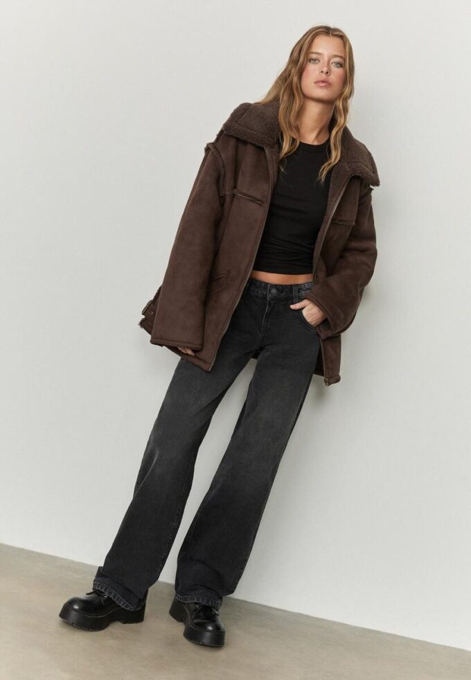 Jean taille basse Wide Leg