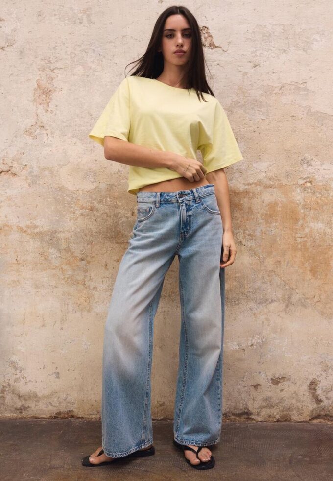 Jeans à jambes larges Jeans à jambes larges