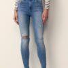 Jeans skinny taille normale D07