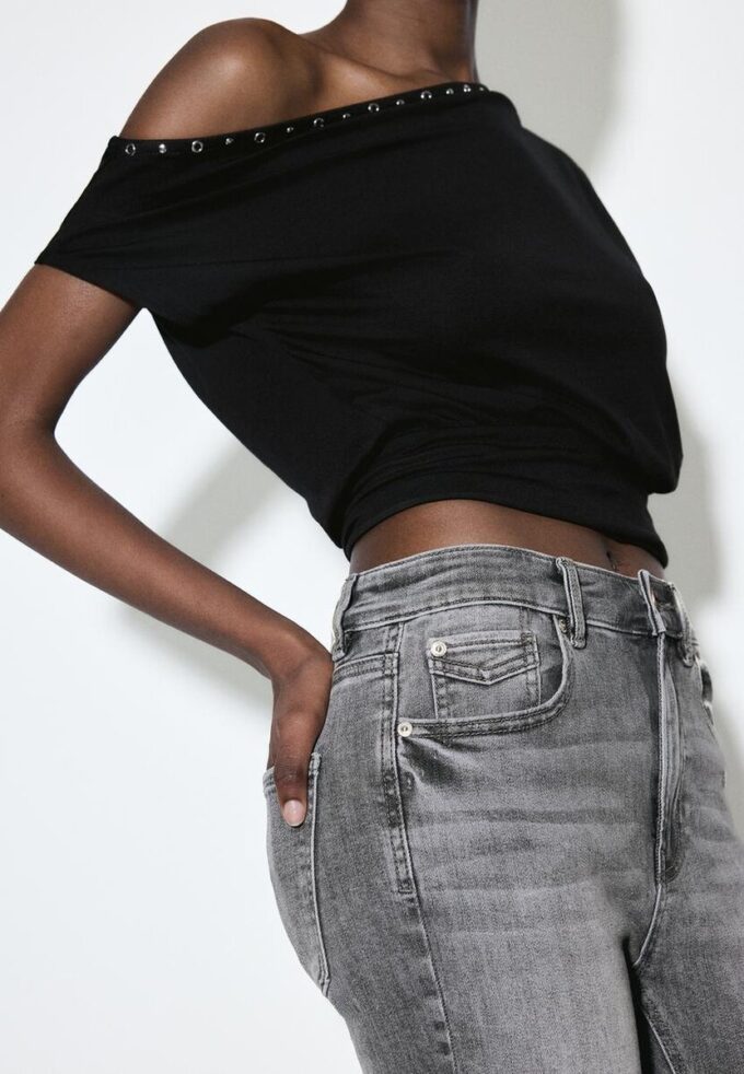 Jeans skinny taille normale D07