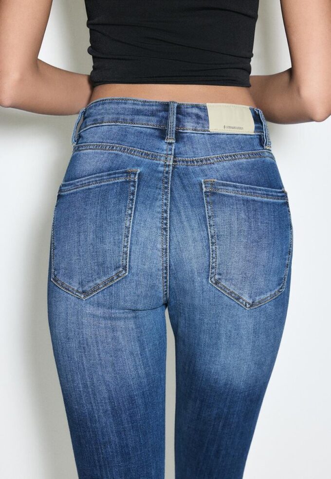 Jeans skinny taille normale D07