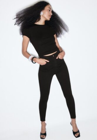 Jeans taille ultra-haute