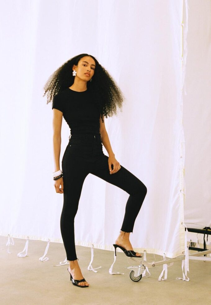 Jeans taille ultra-haute