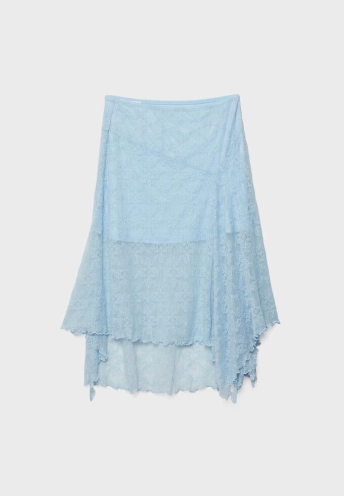 Jupe midi en dentelle Jupe midi en dentelle