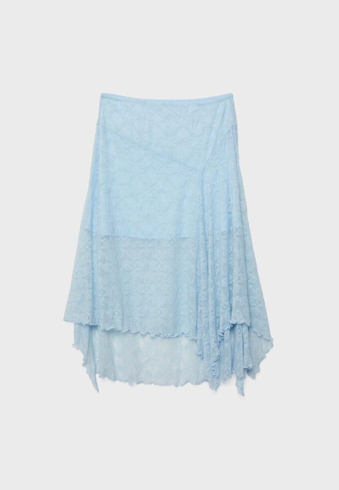 Jupe midi en dentelle Jupe midi en dentelle