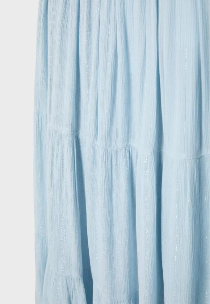 Jupe à panneaux avec fils métalliques Jupe à panneaux avec fils métalliques