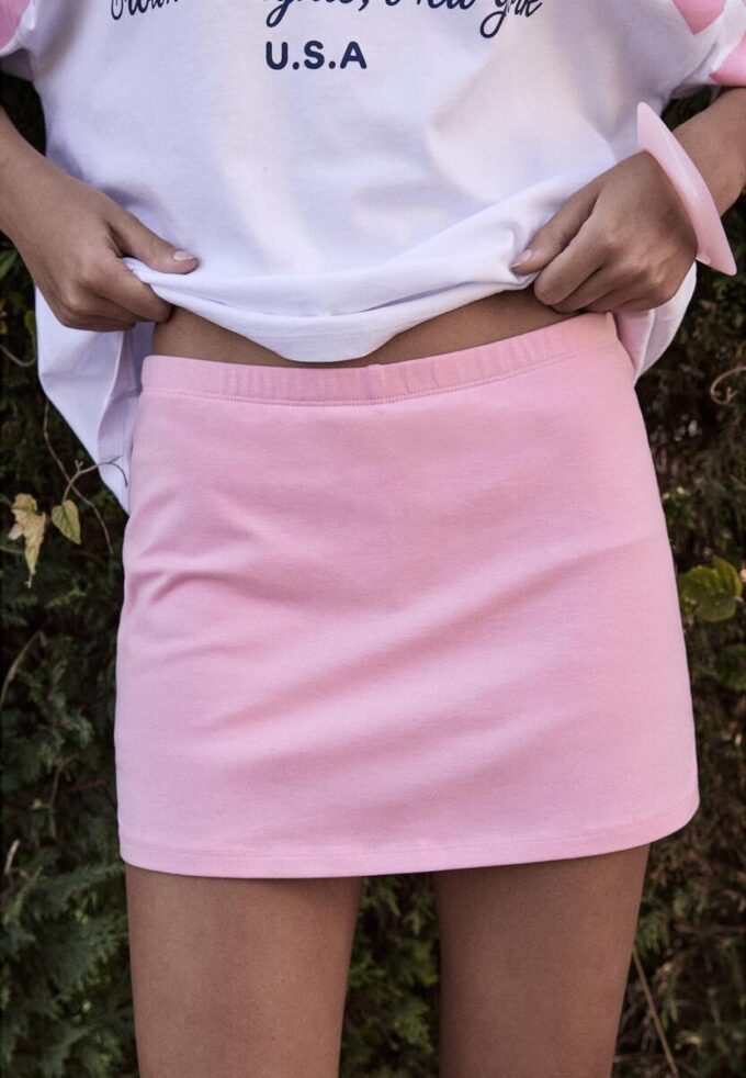Jupe-Skort basique en maille