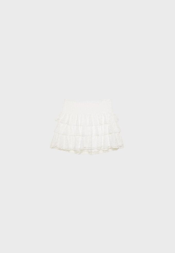 Jupe-Skort en dentelle
