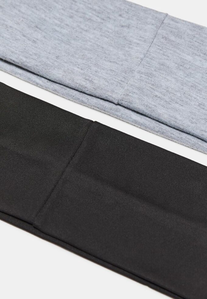 Lot de 2 bandeaux en fourrure avec clous