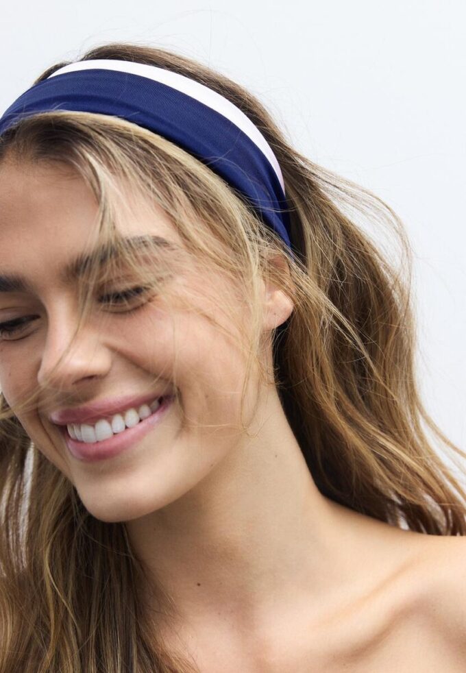 Lot de 2 bandeaux élastiques en fourrure