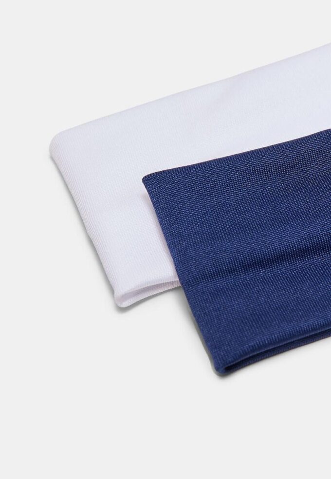 Lot de 2 bandeaux élastiques en fourrure