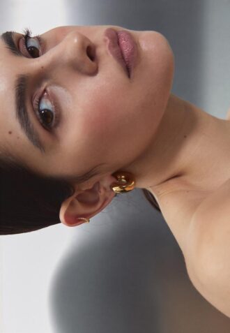 Lot de 2 boucles d&rsquo;oreilles créoles épaisses et imperméables