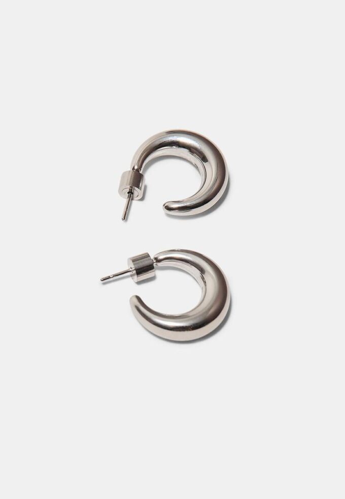 Lot de 2 boucles d&rsquo;oreilles créoles épaisses et imperméables