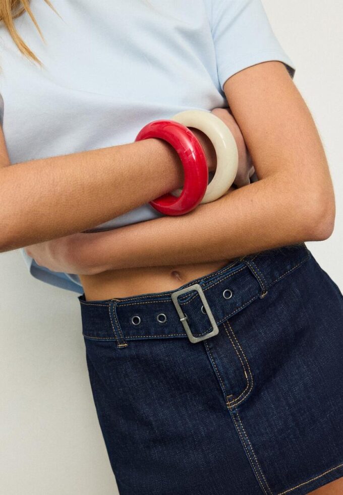 Lot de 2 bracelets en acétate