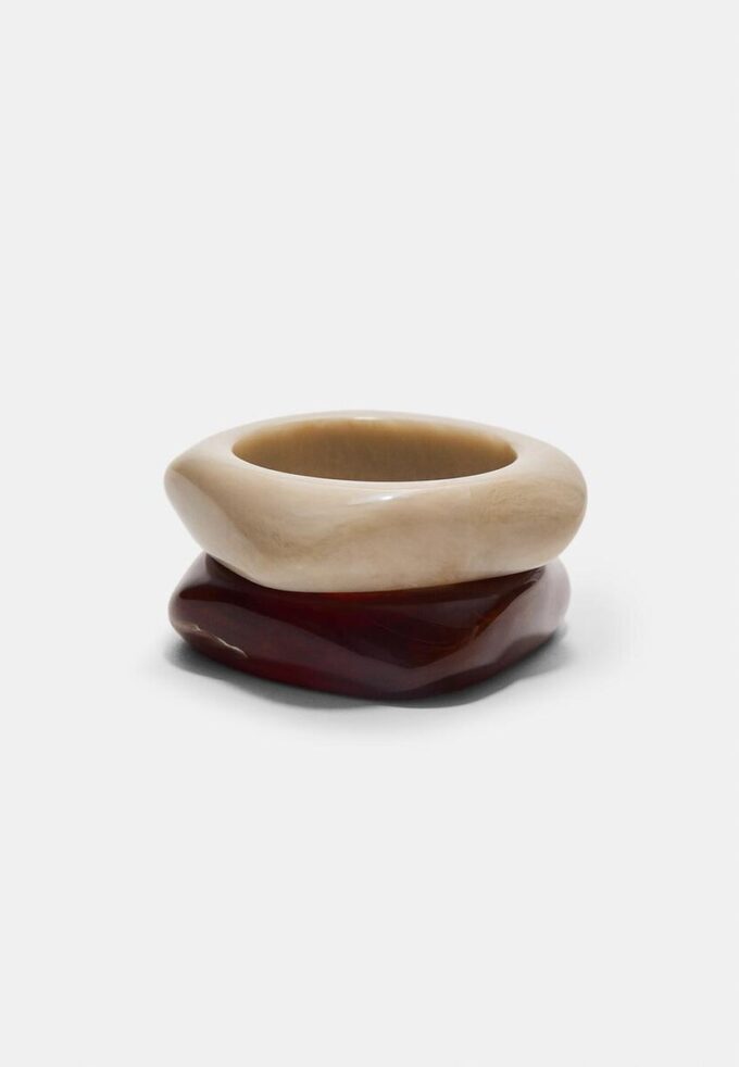 Lot de 2 bracelets rigides