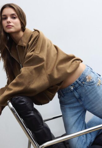 Lot de 2 broches libellule et fleur