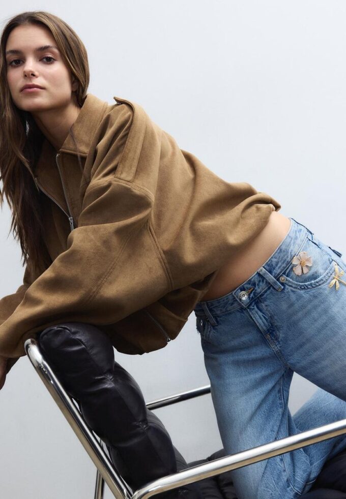 Lot de 2 broches libellule et fleur