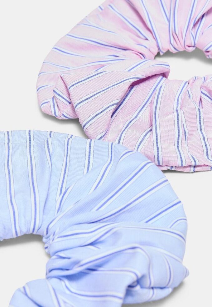 Lot de 2 chouchous rayés