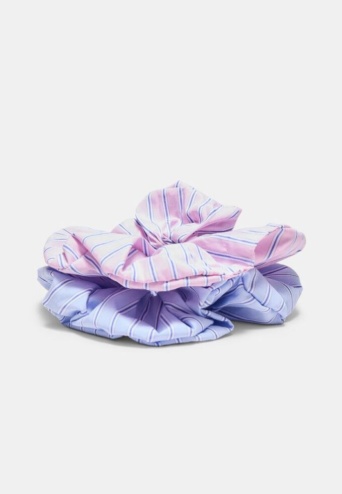 Lot de 2 chouchous rayés