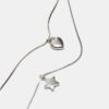 Lot de 2 colliers étanches étoile et cœur