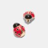 Lot de 2 paires de boucles d&rsquo;oreilles Garden
