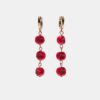 Lot de 2 paires de boucles d&rsquo;oreilles Tomate