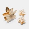 Lot de 3 barrettes en forme de fleur