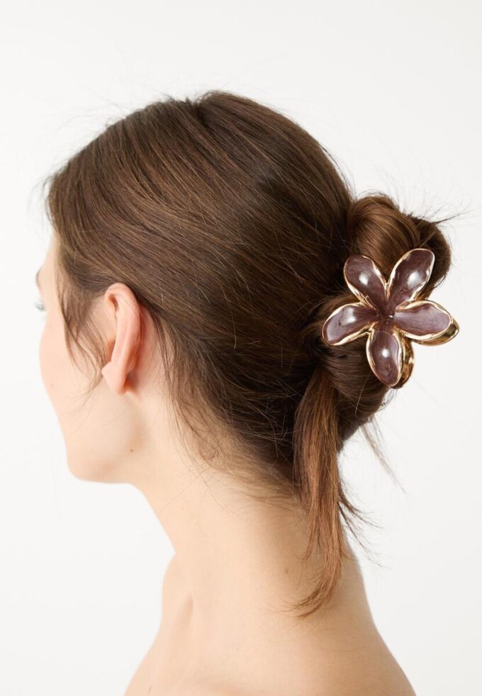 Lot de 3 barrettes à fleurs