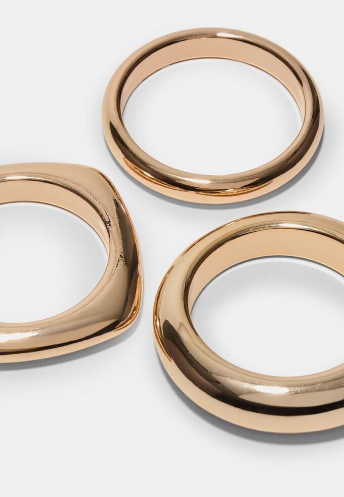 Lot de 3 bracelets rigides