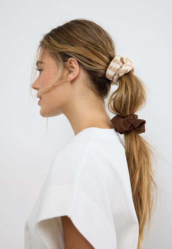 Lot de 3 chouchous rayés