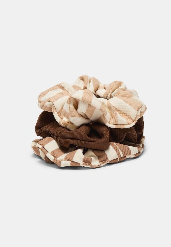 Lot de 3 chouchous rayés