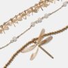 Lot de 3 colliers libellule