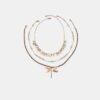 Lot de 3 colliers libellule