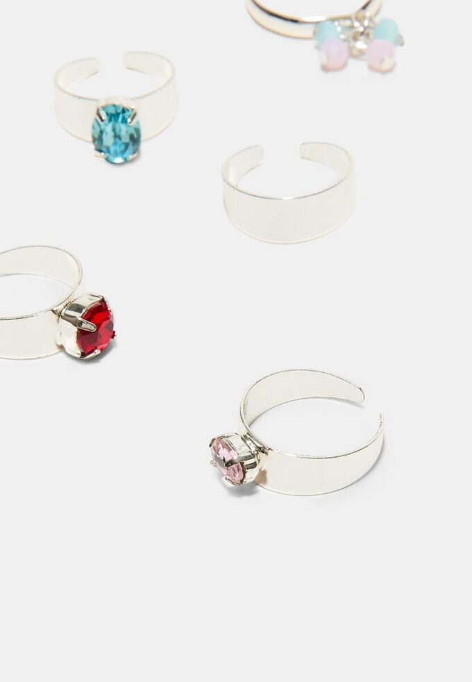 Lot de 5 bagues d&rsquo;orteils