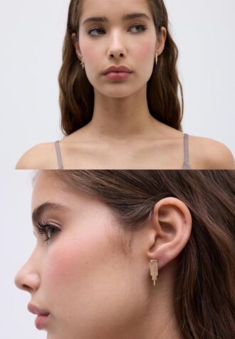 Lot de 9 boucles d&rsquo;oreilles papillon et fausses perles