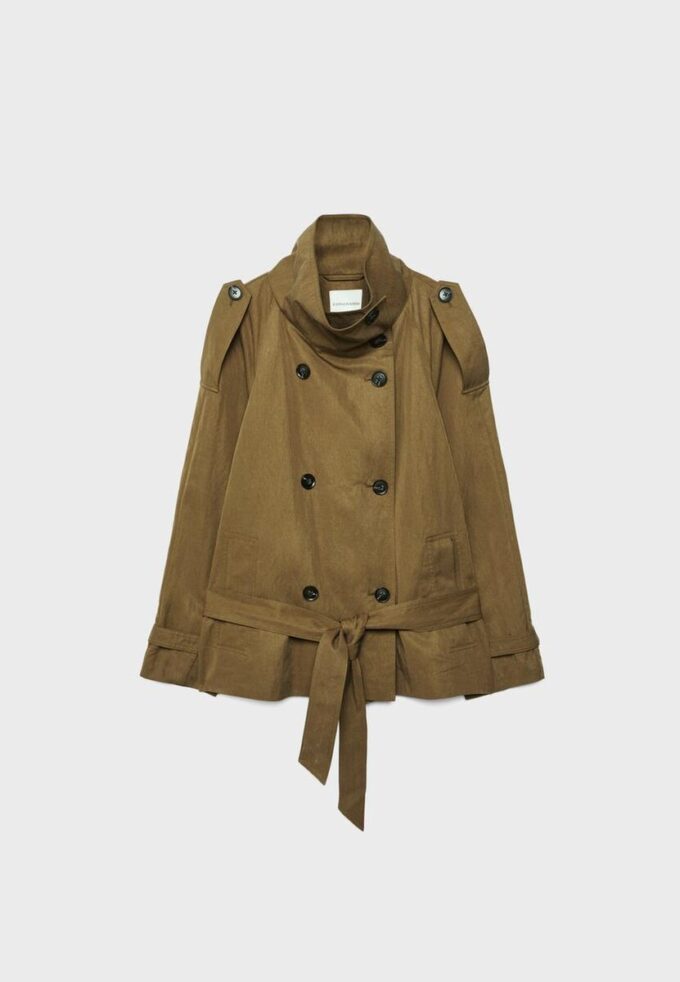 Manteau court à col montant Manteau court à col montant