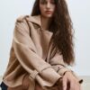 Manteau court en simili-daim Manteau court en simili-daim