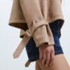 Manteau court en simili-daim Manteau court en simili-daim