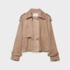 Manteau court en simili-daim Manteau court en simili-daim