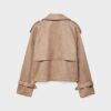 Manteau court en simili-daim Manteau court en simili-daim