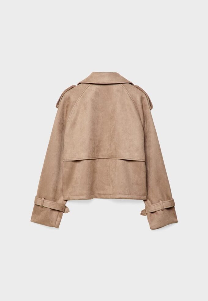 Manteau court en simili-daim Manteau court en simili-daim